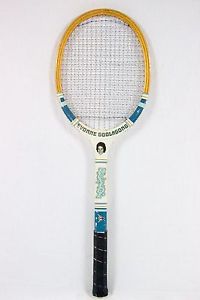 Vintage Evonne Goolagong Dunlop Tennis Racquet Wood