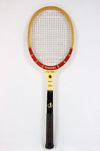 Vintage Spaulding Fred Stolle Tennis Racquet Wood