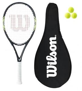 Wilson Monfils Lite 105 Tennis Racket + Cubierta Completa + 3 Balls L3