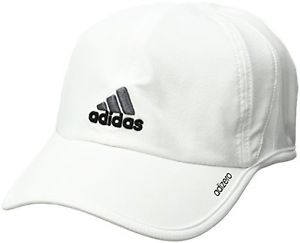 adidas Men's Adizero Cap White/Black/Sharp Grey One Size Fits All