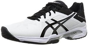 Asics tennis shoes GEL-SOLUTION SPEED 3 OC TLL768 0190 white / black 26.5 New