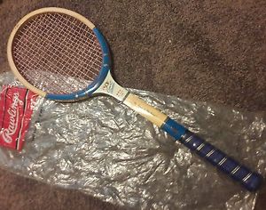 Vintage Rawlings Court Queen Wooden 7 Ply Tennis Racket Raquet 4 3/8 Mint