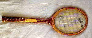 Vintage Spalding Signature Series Gonzales Wood Racket Made in Japan