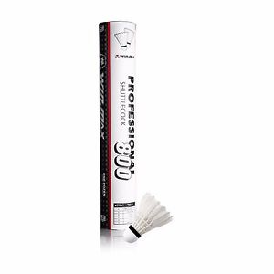 WIN.MAX 12 PCS White Feather Professional Goose Shuttlecocks Badminton