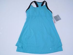 Fila Platinum, Asymmetrical Tennis Dress, Green, Sz Short