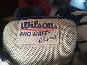 mens size 13 wilson pro staff classic II tennis shoes sneakers vintage retro