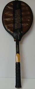 VINTAGE WILSON ADVANTAGE WOODEN TENNIS RACQUET - WOOD RARE - LIGHT 4 1/2