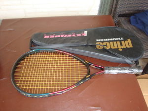 Prince Extender Thunder 122 Tennis Racquet  880 PL Grip 4 1/4" "EXCELLENT"