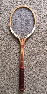 Vtg  Dunlop Maxply Fort 4 1/2 Wood Light Tennis Racquet Racket-Made in England