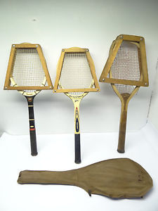 Mixed Lot Wood Wooden Columbia Wright & Ditson Jupiter Tennis Rackets Decorative