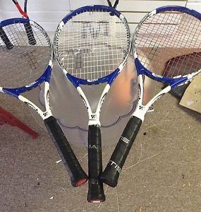 3 Used Gamma Tour 330X Tennis Racquets 4 3/8
