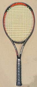 Prince O3 Orange 110 head 4 1/4 grip Tennis Racket w/ Cover - Excellent Cond