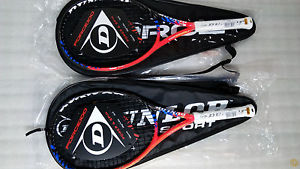 2x TENNIS RACKET Dunlop Sport FORCE 100 G2 Raqueta Tenis + Dunlop 12 Racket Bag