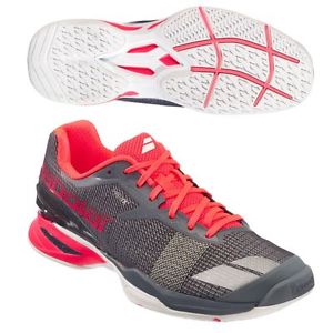 Babolat "New" Jet All Court Women's Tennis Shoes Grey/Red Size 7 1/2