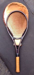 Head Graphite Edge (original, Racquet) 4 1/4 RARE Fur Cover Vntg  FREE SHIPPING