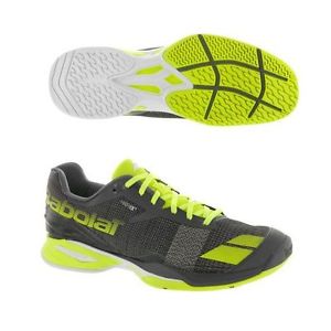 Babolat "New" Jet All Court Men's Tennis Shoes Grey/Yellow Size 8 1/2