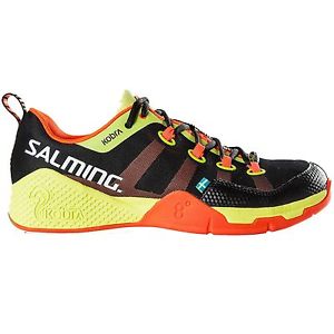 Salming Kobra Men's 11.5 Indoor Court Shoes - Black/Orange