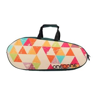 One O One Canvas Single Compartment (RBCV01TE)Badminton Bag (Green/Multicolour)