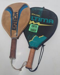 Ektelon Magnum Flex & Spalding Ultima Graphite Racquetball Racquet Vintage Lot