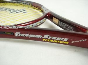 PRINCE Thunder Strike Longbody Titanium 125 Oversize Tennis Racquet 4 5/8"