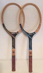Wilson Chris Evert & Jimmy Connors "Champion" Signature Vintage Tennis Rackets