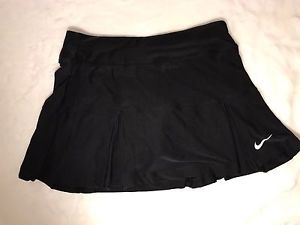 NIKE Women's Dri-Fit Tennis Running Biking Skort Skirt S, Black