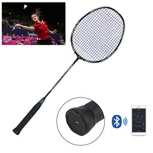 ProSmart Training Badmintion Racket Super-light Black M30 Data Activity Analyzer