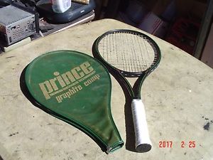 Prince Graphite Comp 110 Tennis Racquet w Cover 4 1/2 Grip and Pro Overwrap