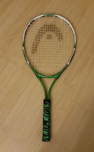 Junior Youth Head Crush 25 " Tennis Racket Green White Black 3 7/8 grip
