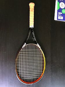 Prince Tour 100T Tennis Racket Orange and Black