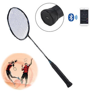 Smart Badmintion Train Aid Swing Racket Bluetooth Motion Analyzer For iPhone New