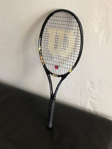 Wilson Nitro Jr Tennis Racquet  racket Black, 26" length.  Handle 4.0 "