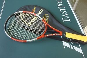 HEAD LIQUIDMETAL RADICAL 107 TENNIS RACQUET 4 3/8" with Case "VERY GOOD"