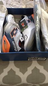 Lotto Stratosphere 2 Size 10.5 Tennis Shoe Clay Court Orange/Blue