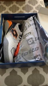 Lotto Stratosphere 2 Size 10.5 Tennis Shoe Hard Court Orange/Blue