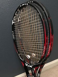 Two (2) Tecnifibre TFight 315 LTD 18x20 string pattern, grip size 4 3/8