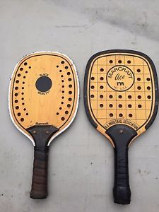 Marcraft Ace New York USA U.S. Paddleball and Black Beauty Racquets