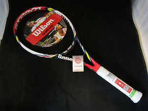New Wilson BLX Steam 100 Head 4 3/8 grip NWT Tennis Racquet WRT71301U3