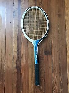 Vintage Classic Retro Wooden Donnay GLM 640 Blue/White/Black Tennis Racquet
