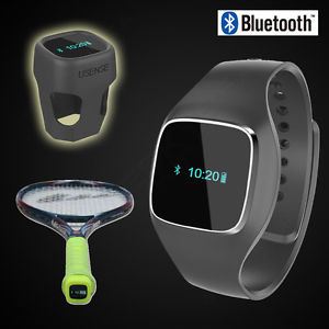 2-in-1 Smart Tennis Sensor & Wirstband Watch Bluetooth Motion Swing Analyzer YL8