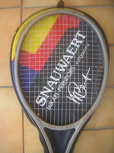 Vintage SNAUWAERT MIKAEL PERNFORS AUTOGRAPH TENNIS RACKET Racquet