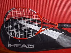 HEAD TENNIS RACQUET LIQUIDMETAL OVERSIZED L4 RADICAL WITH CASE  HANDLE 4.5