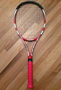 Babolat Pure Storm Tour + GT tennis racquet 98 sq in 4 3/8, new overgrip!