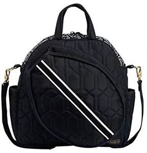 Cinda B Tennis Tote, Jet Set Black , One Size
