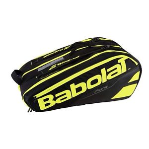 Babolat Pure Black/Fluo Yellow 12 Pack Bag