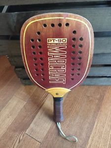 Vintage Wood Marcraft Paddleball Paddle PT-90 USA Made Very Solid