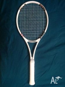 Prince Warrior TT Tennis Racquet With Prince Carry Bag 4 3/8 Grip White