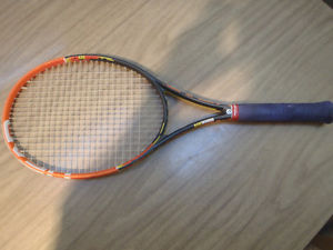 Head Radical Rev tennis raquet - natural gut strings