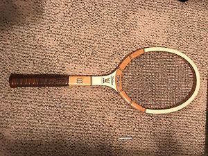Wilson Jack Kramer Jr Autograph Wood Tennis Racquet Vintage Made In USA