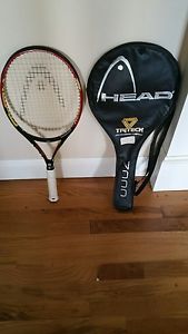 Head Tritech 7000 tennis racquet  size of grip 4 3/8 3  with black cover